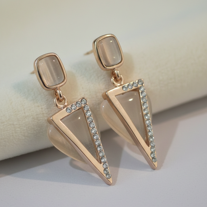 Blush Triangle Drops