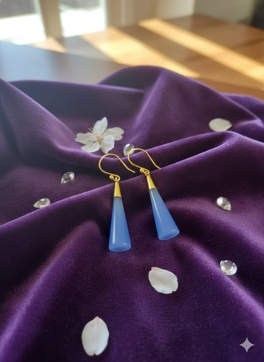 Emerald Drop Elegance Earrings