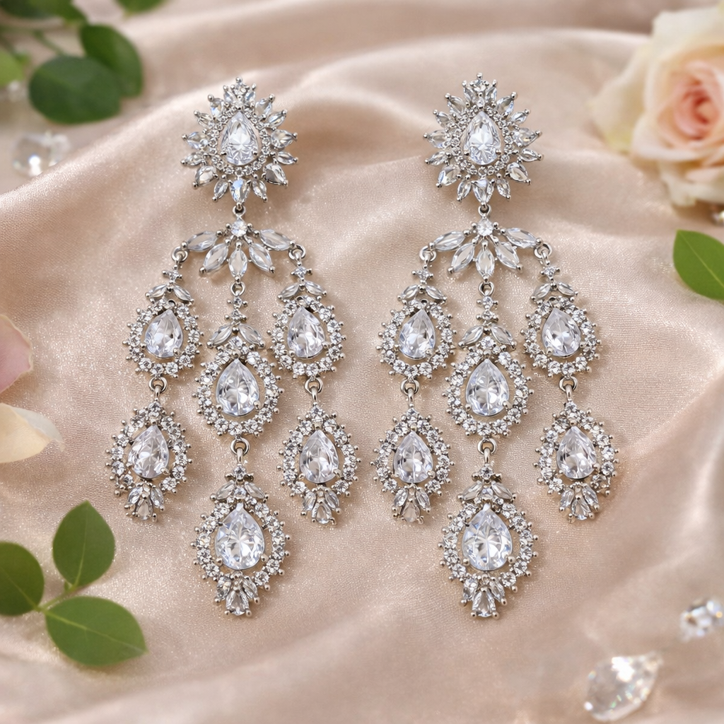 Royal Noor Chandelier Earrings