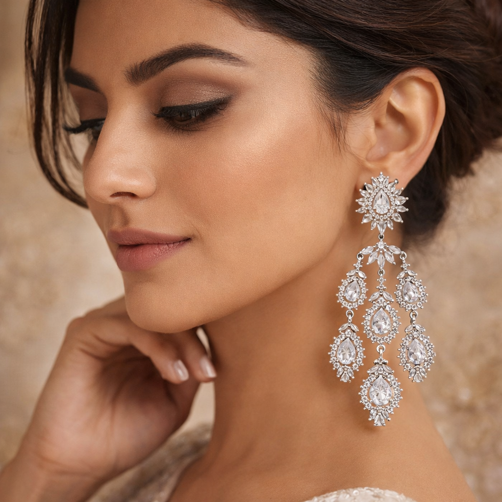 Royal Noor Chandelier Earrings