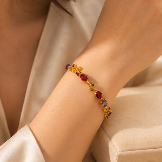 Multi-colour Tulip Bracelet