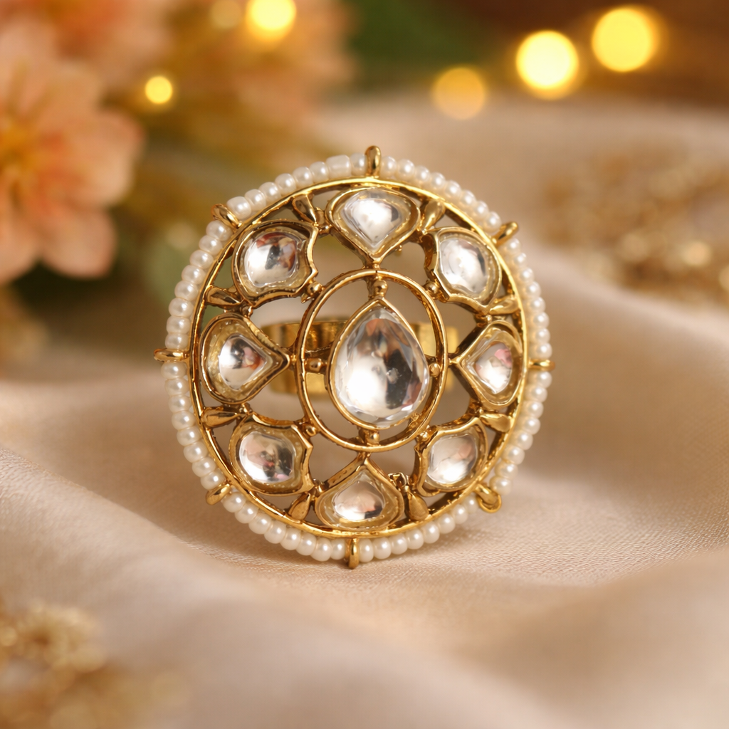 Pearl Radiance Statement Ring
