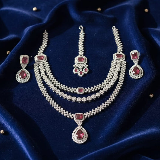 Evaara Ruby Royale Set