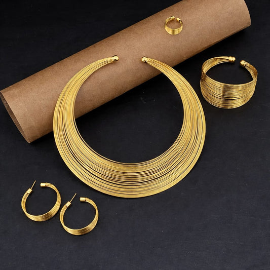 Golden Empress Statement Set