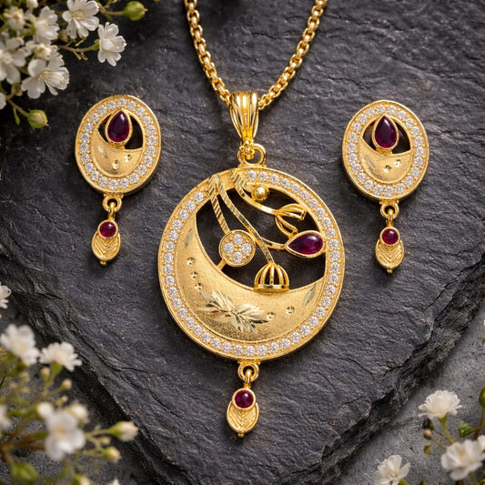 Royal Chandrika Heritage Pendant Set