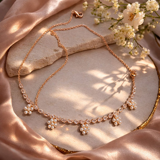 Beads Flower necklace