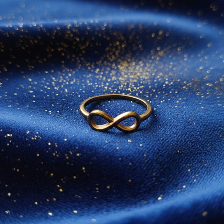 Golden Infinity Ring