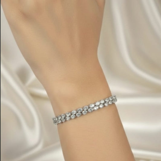 Crystal Royale Silver Bracelet